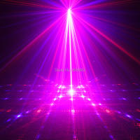 Proyector de Patrones de Láser ESHINY Mini Rojo Azul para Baile Disco Fiesta de Navidad Escenario DJ Luz de Ambiente T24D4 - details 8