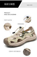 Sandalias de piel de vaca informales de gran tamaño, zapatos de playa de verano para hombres, sandalias deportivas al aire libre, sandalias de montañismo, zapatos creek - details 8