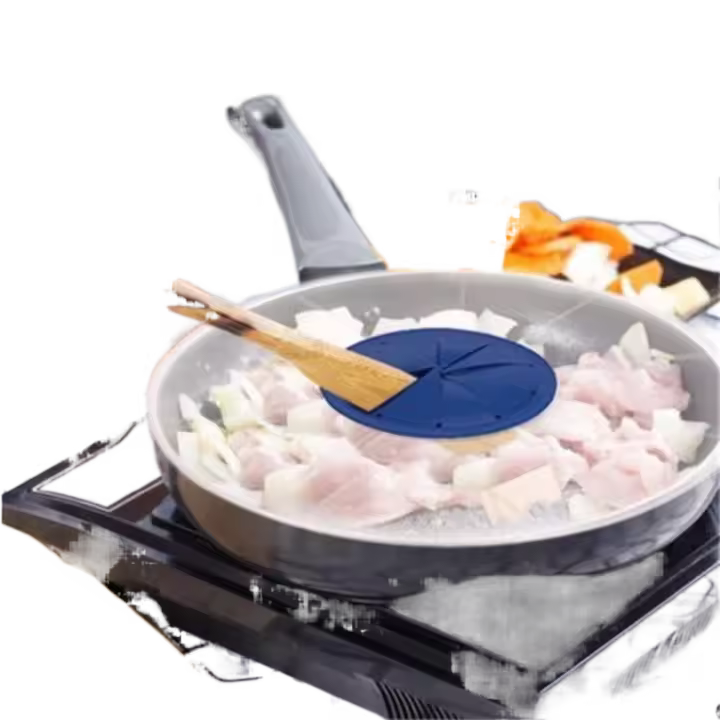 Herramienta de cocina antisalpicaduras de plástico, batidor de huevos, cubierta de cuenco, pasta, pastel, hornear huevos, tapa mezcladora, Gadget - 1