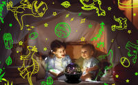 Night Light for Kids Dinosaur Room Decor for Boys LED Galaxy Projector Rotation Night Lamp Projector Sky Lights Christmas Gifts - details 7