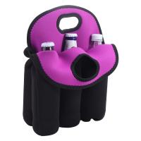 Bolsa portabotellas con aislamiento antideslizante, funda para botella de agua con asa, bolsa portadora de cerveza reutilizable, accesorios para tazas, 6 botellas - details 4