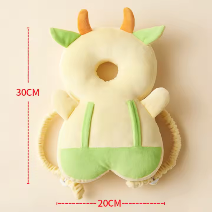 Protector de pelo de Bebe 1-3T, juguete de seguridad para evitar los daños en la espalda, Alero de seuridad de dibujos animados de Angel Bee - 1