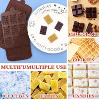 Molde de chocolate, barras cuadradas antiadherentes, reutilizable para proteína de caramelo, molde de silicona para chocolate - details 6