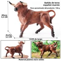 Figura Española de Toro de 13cm Juguete Educativo Realista con Detalles Artesanales - details 3