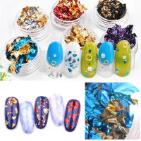 Herramientas de Manicura DIY para Uñas con láminas de Aluminio Glitter Coloridas 3D Pezón Adhesivo Gel UV Pulido Paillette Cubierta Completa Láser - details 2