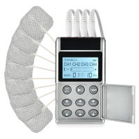 Masajeador corporal TENS estimulador muscular eléctrico EMS, almohadillas de electrodos,dispositivo de masaje de cuerpo completo - details 0