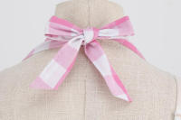 Vestido de fiesta para mujer, con cinturón de cuello colgante rosa, vintage - details 5