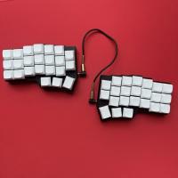 Teclado Corne V4 Spilt negro con cable, modo único, intercambio en caliente, teclado con bocina, RGB personalizado, VIAL, Kit de teclado ergonómico, accesorios para jugadores - details 4