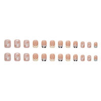 Uñas artificiales con patrón de vaca lechera para mujeres, uñas de manicura, suministro de salón de arte profesional - details 7