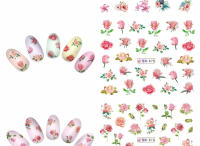 KADS-pegatinas de agua de flores para uñas, calcomanías 3D, transferencia de agua, tatuajes de uñas - details 5