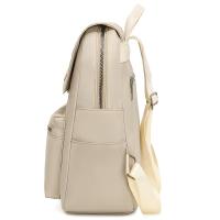 Mochila Mujer Nylon Beige, Gran Capacidad, Ligera, Escuela, Trabajo - details 5
