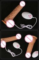 Leten Control remoto rotación telescópica consolador realista vibrador adultos juguetes sexuales para mujer Miembro grande Vagina masturbación femenina - details 4