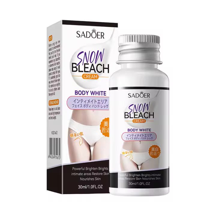 Crema Blanqueadora Elimina Melanina, Aclara Tus Piernas, Axilas, Caderas, Manzanas - 1
