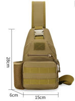 Mochila táctica de nailon impermeable de estilo militar para pesca, caza, correr, senderismo, ciclismo, camping - details 0