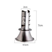 Mini exprimidor Manual de jugo para el hogar, herramienta creativa y conveniente para exprimir Limón, utensilios de cocina de acero inoxidable para frutas - details 5