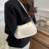 Bolso de hombro informal de nuevo diseño para mujer, bolso de cuero de lujo de Color sólido para axila, bolso pequeño suave y dulce para mujer - details 7