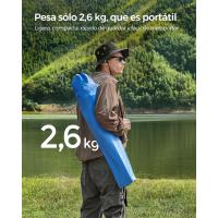 Sillas Portátiles Plegables Alto Resalto, Apoyabrazos, Bolsillo para Tazas, Carga de 150kg, Ideal para Acampada, Jardín, Pesca, Terraca - details 7
