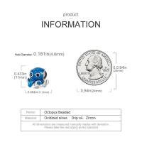 Abalorio Animal Friends en plata de ley con piedra de circón S, pulsera de 3 mm adecuada, regalo perfecto para mujer - details 13