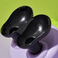 Cuenco antideslizante de acero inoxidable para mascotas, antivuelco con soporte, cuenco para gatos de pierna alta, cuenco de protección del cuello para gatos de gran capacidad - details 1