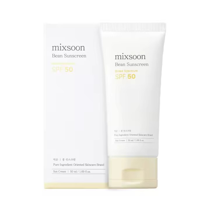 Mixsoon Bean Protector solar SPF 50 Tipo de textura aireada para el cuidado de la piel coreana facial 1.69 fl oz / 50 ml - 1