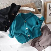 Moda coreana abrigo para niños cárdigan de manga larga otoño bebés niñas algodón Casual Top abrigos chaqueta primavera - details 7