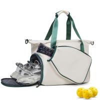 Bolsa portátil para raqueta de tenis, compartimento para zapatos, bolsa para raqueta de Pickleball de gran capacidad, bolso de hombro para tenis deportivo y Fitness - details 5