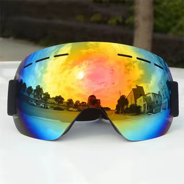 Gafas de esquí antivaho de doble capa para hombres y mujeres, máscara de esquí grande, gafas de nieve, accesorios de Snowboard, UV400, 1pc - 1
