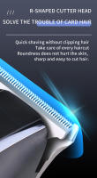 Kemei-cortadora de pelo profesional para hombres y niños, máquina de corte de barba, recargable, con pantalla LED - details 2