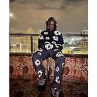 Conjunto de Sudadera con Capucha de Algodón con Estampado Pantalones Largos y Sudadera para Hombres - details 0