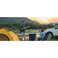 colchoneta camping azul eléctrico 6cm