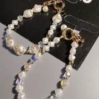 Cadena Colgante de Teléfono en Forma de Pulsera Perlas y Cuentas de Cristal Adorno para Bolso - details 4