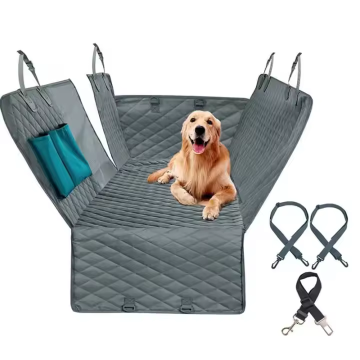 Cojín para asiento de coche, doble cremallera, impermeable, antimanchas, apto para muchos modelos, color liso. - 1