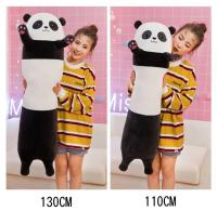 Almohada de panda gigante para niñas, muñeco de juguete de felpa, patas largas de clip para dormir, muñeca de tela, regalo de cumpleaños para niños, cojín para silla - details 5