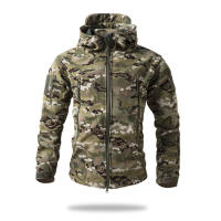 Chaqueta Táctica de Piel de Tiburón Lurker A Prueba de Agua, Ligera, Camuflaje para Exteriores para Hombres Ropa de Caza de Otoño - details 1