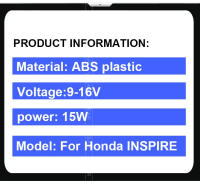 Cargador inalámbrico Qi para Honda ACCORD Inspire 2018-2022 Accesorios Cargador rápido de 15w Placa de carga de teléfono Normal goods Made in China - details 2