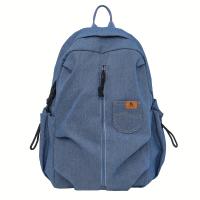 Mochila para deportes al aire libre: moderna mochila vaquera con múltiples compartimentos, cierre de cremallera y bolsillos utilitarios para correr, entrenar y uso informal - details 6