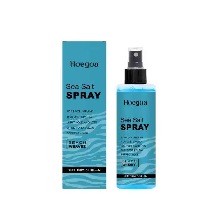 Spray con textura de sal marina, sensación de aire refrescante, peinado, cera esponjosa, gel para peinar el cabello, agua - 1