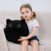 Juguete de Peluche de Gato Negro Muñeco Relleno Suave para Bebé Juguete de Almohada de Animal Relleno - details 1