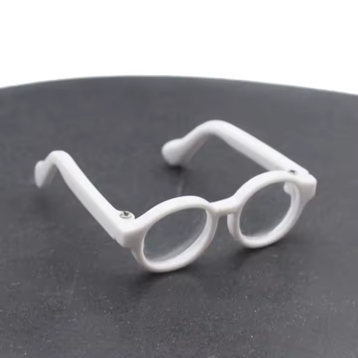Mini gafas de plástico para muñeca, accesorio para muñeca en miniatura multicolor, adorno para muñeca - 1