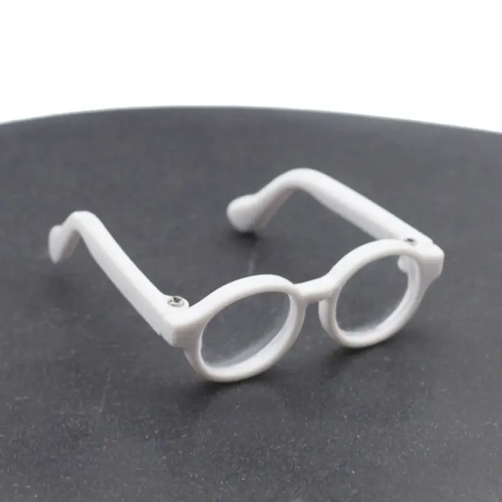 Mini gafas de plástico para muñeca, accesorio para muñeca en miniatura multicolor, adorno para muñeca - 1