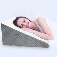 Almohada De Apoyo Para Dormir Después De La Cirugía Y Reflujo Ácido Almohada Triangular Elevada De Espuma Para Uso En Dormitorio Y Oficina - details 0