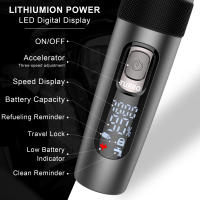 HATTEKER-cortadora de pelo profesional para hombres, Kit de aseo impermeable para hombres, cortadora de pelo 3 en 1, máquina de corte de pelo con carga USB - details 5