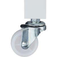 Camarera con 3 Repisas y Ruedas Giratorias, Blanco, 76,5 x 46 x 38 cm - details 6