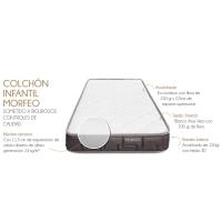 Cool Dreams - Cuna Indi 60 x 120 cm - Kit Colecho - Colchon Morfeo - Juego Sabanas