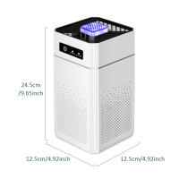 Purificador de aire con filtro Hepa, generador de iones negativos, eliminador de olor a humo, formaldehído, para habitación de coche y cocina - details 11