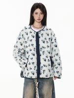 ¡Oferta! Chaqueta de Piel Sintética para Mujer - Abrigo de Mezclilla con Forro Polar Sin Cuello - Moda Invierno - details 6