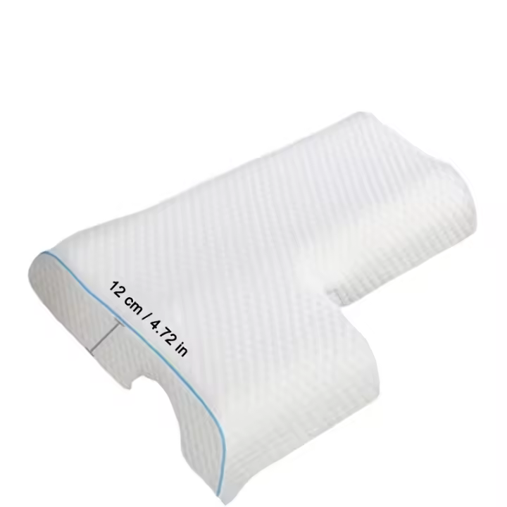 Almohada de Espuma Viscoelástica Transpirable para Parejas, Soporte antipresión para abrazaderas y Brazos, Ideal para Alivio - 1