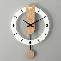 Reloj de Pared de Madera, Moderno, Silencioso, Decoración Grande para Cocina, Hogar, Sala de Estar y Dormitorio - details 4