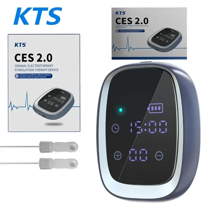 Dispositivo de ayuda para dormir KTS, terapia de estimulación CES, instrumento portátil para ansiedad y depresión, 600mAh - 1