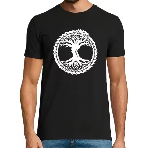 Yggdrasil Camisetas hombre clásica premium de vikingos - 1